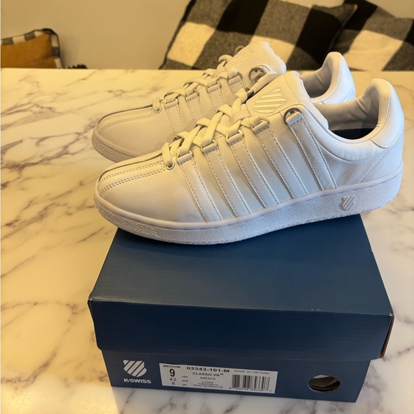 Tenis K-swiss Classic Vn Piel Genuina Originales Hombre | Meses Sin Interés - Foto 5